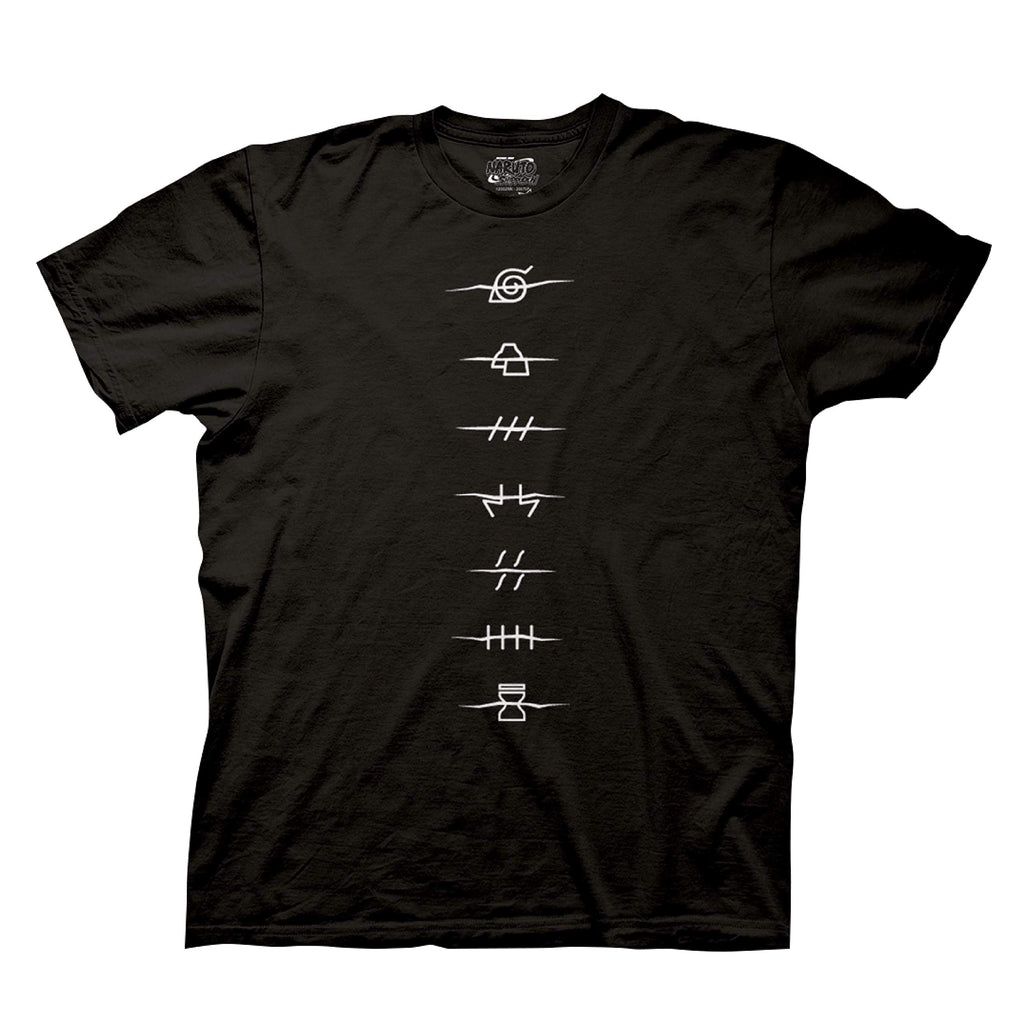 Naruto Shippuden T-Shirt Akatsuki Red Cloud Front & Back Anime Officially Licensed