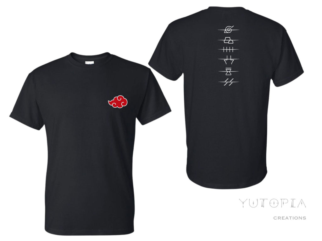 Naruto Akatsuki Minimalistic T-Shirt